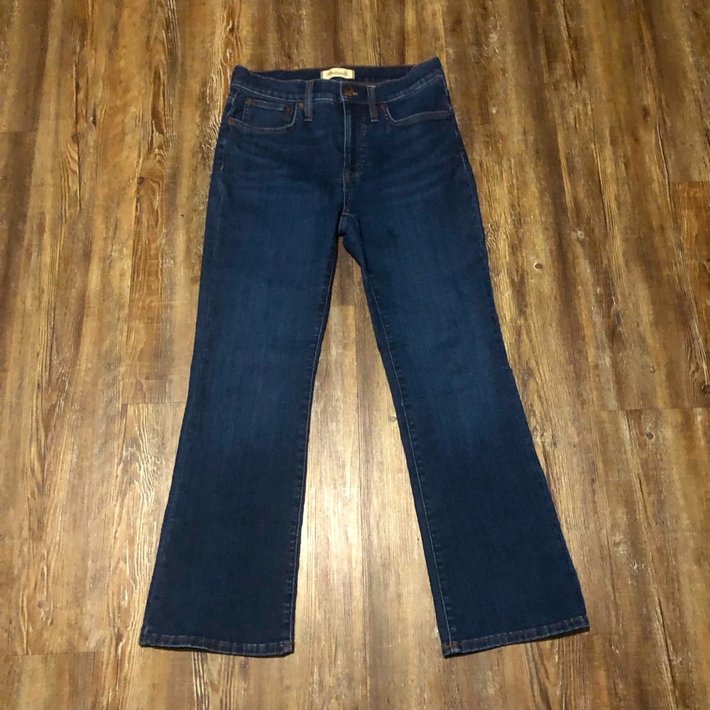 Madewell Jeans Women's 27 Mid Rise Kick Out in Alteza Wash High Rise